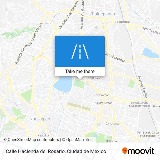 Mapa de Calle Hacienda del Rosario