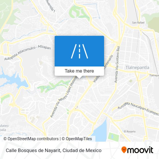 Calle Bosques de Nayarit map