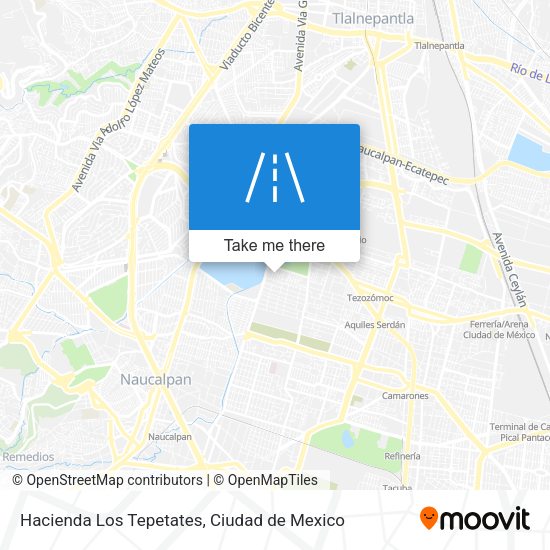 Hacienda Los Tepetates map