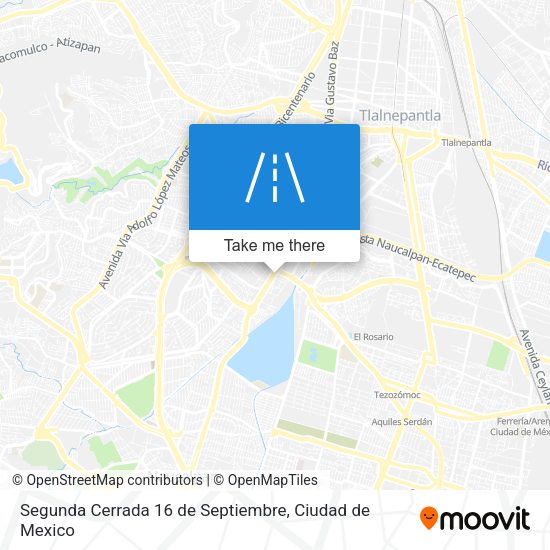 Segunda Cerrada 16 de Septiembre map