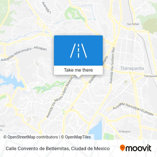 Calle Convento de Betlemitas map