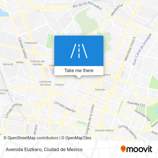 Mapa de Avenida Euzkaro
