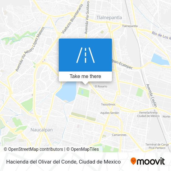 Hacienda del Olivar del Conde map