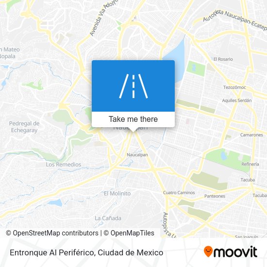 Entronque Al Periférico map