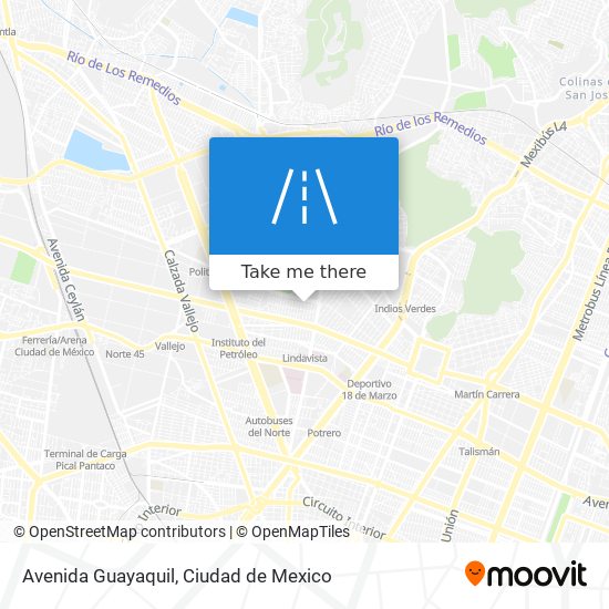 Mapa de Avenida Guayaquil