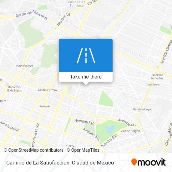 Mapa de Camino de La Satisfacción