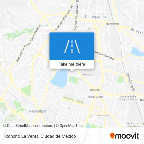 Mapa de Rancho La Venta