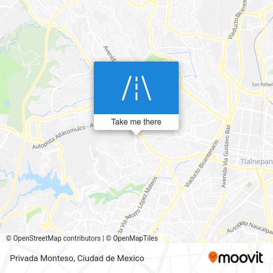 Mapa de Privada Monteso