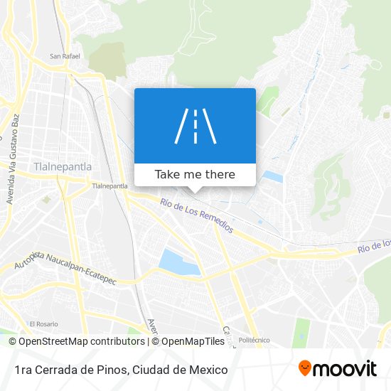 1ra Cerrada de Pinos map