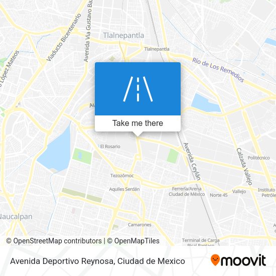 Avenida Deportivo Reynosa map