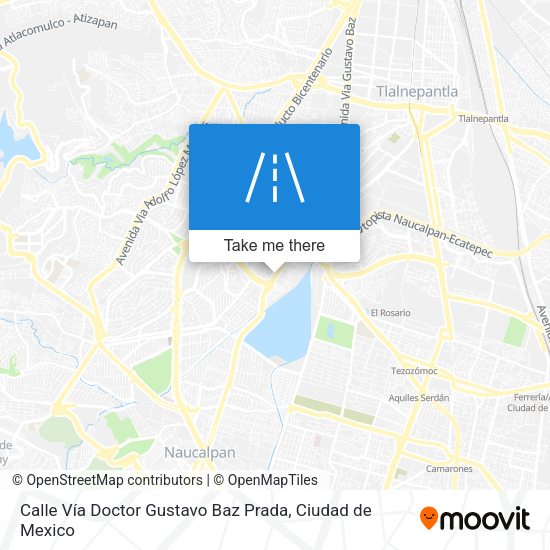 Calle Vía Doctor Gustavo Baz Prada map