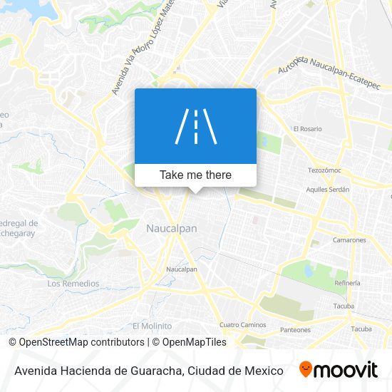 Mapa de Avenida Hacienda de Guaracha