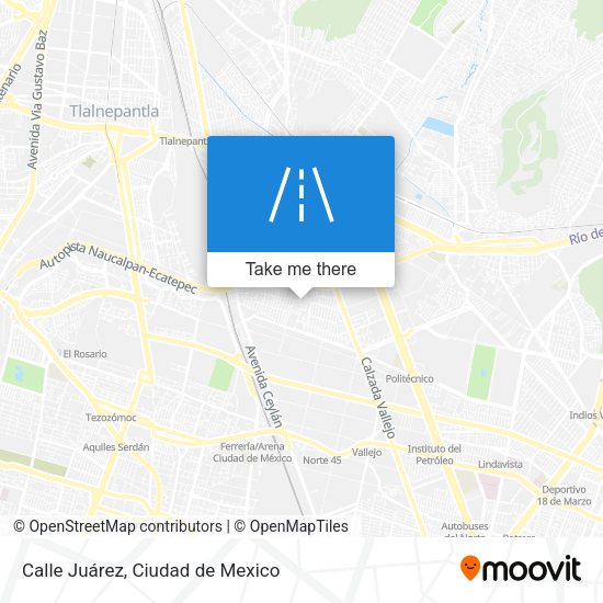 Calle Juárez map