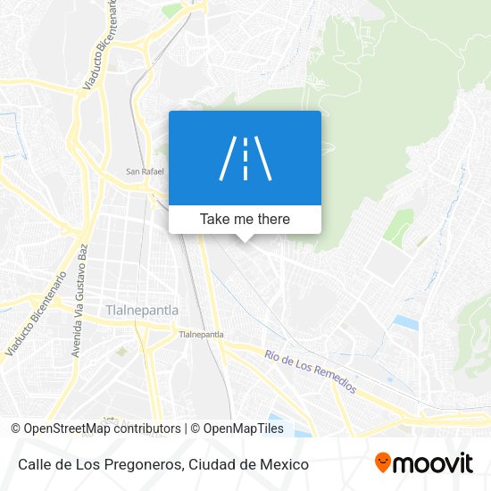 Mapa de Calle de Los Pregoneros