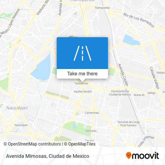Mapa de Avenida Mimosas