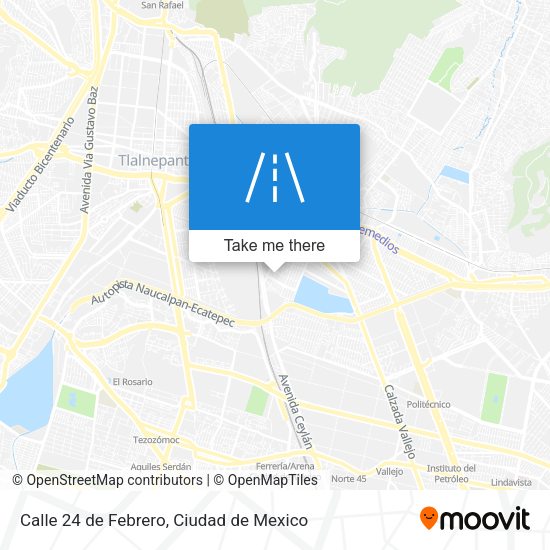 Calle 24 de Febrero map