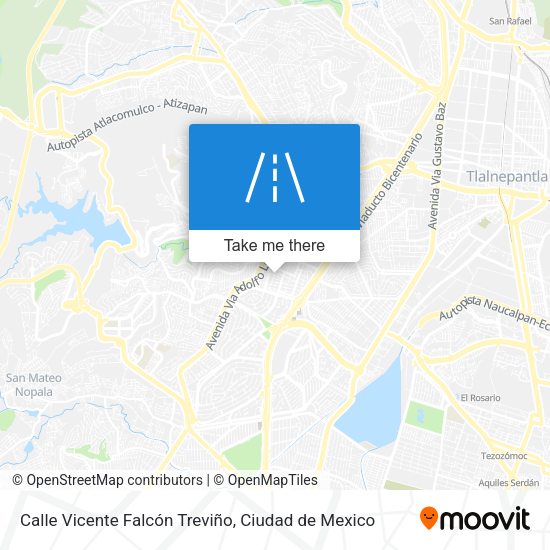 Calle Vicente Falcón Treviño map