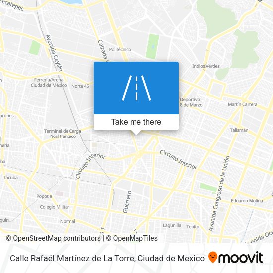 Calle Rafaél Martínez de La Torre map