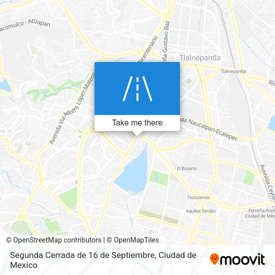 Segunda Cerrada de 16 de Septiembre map