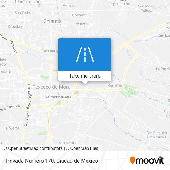 Mapa de Privada Número 170