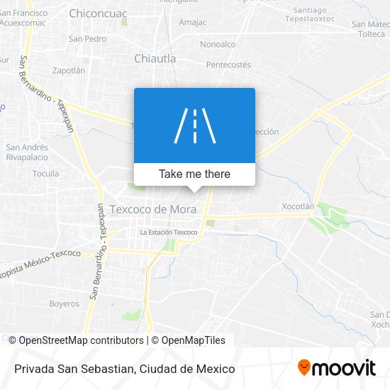 Privada San Sebastian map
