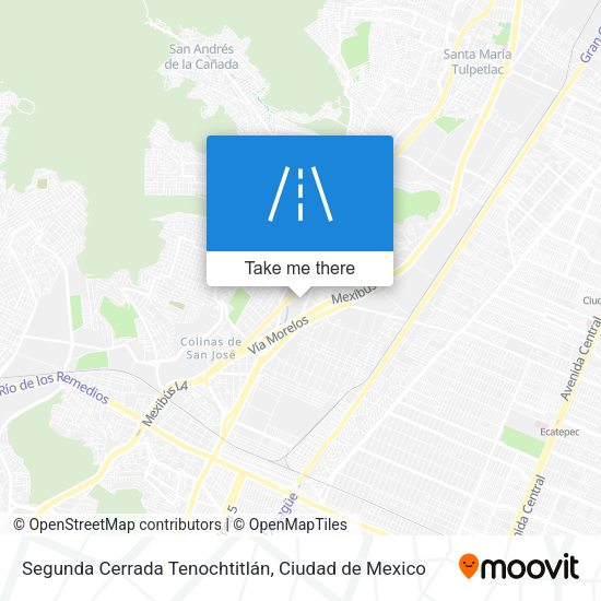 Segunda Cerrada Tenochtitlán map