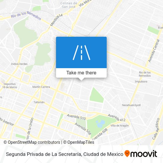 Segunda Privada de La Secretaría map