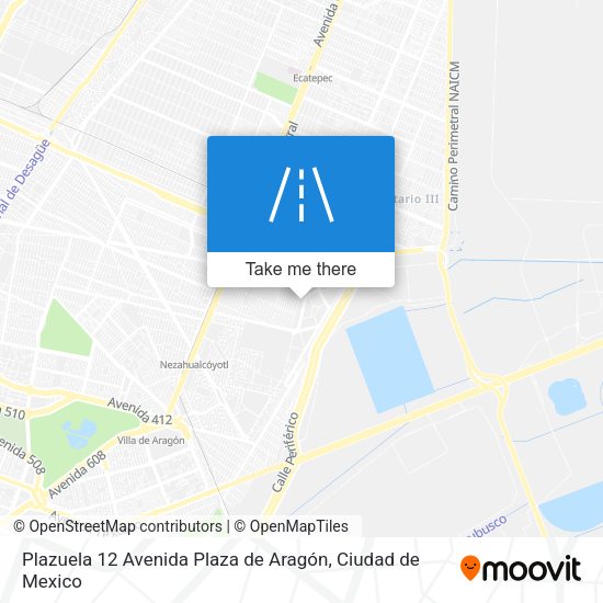 Plazuela 12 Avenida Plaza de Aragón map