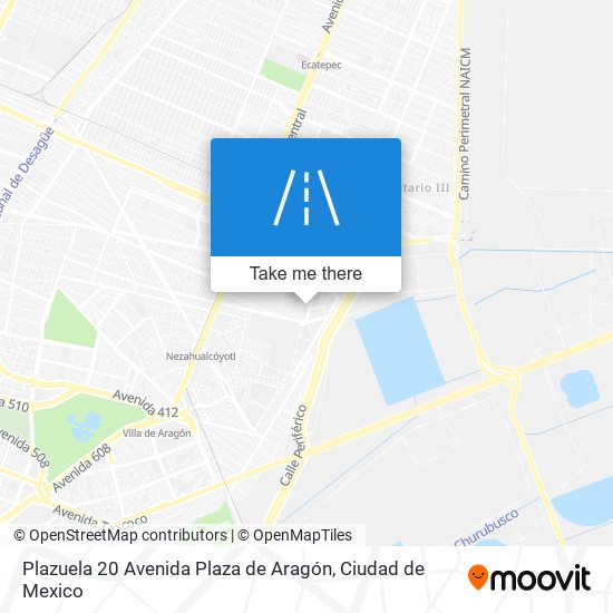 Plazuela 20 Avenida Plaza de Aragón map