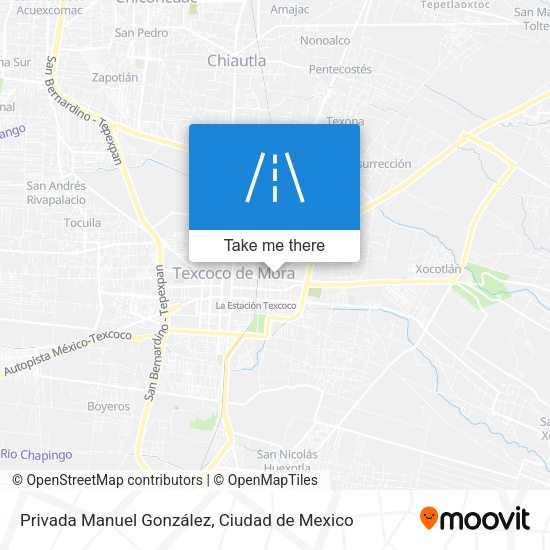 Mapa de Privada Manuel González