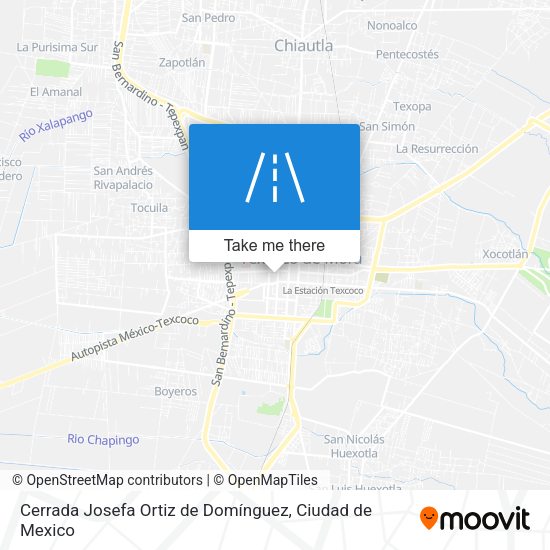 Cerrada Josefa Ortiz de Domínguez map