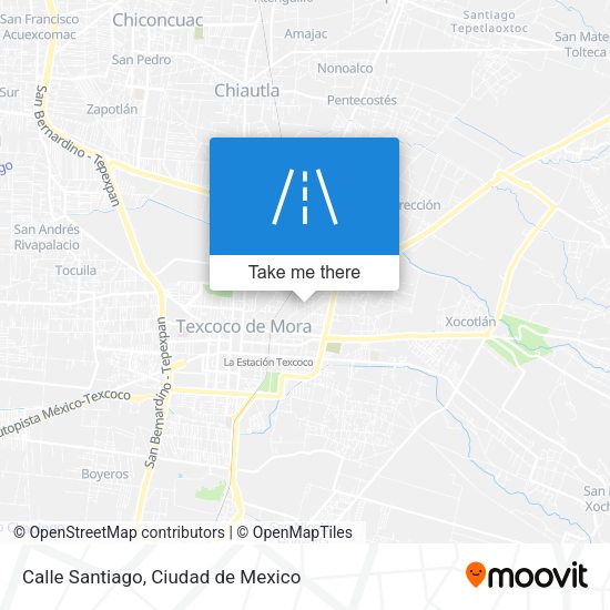Mapa de Calle Santiago