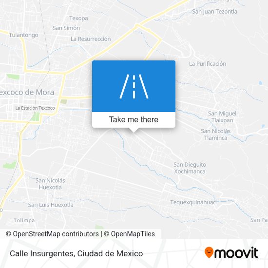 Mapa de Calle Insurgentes