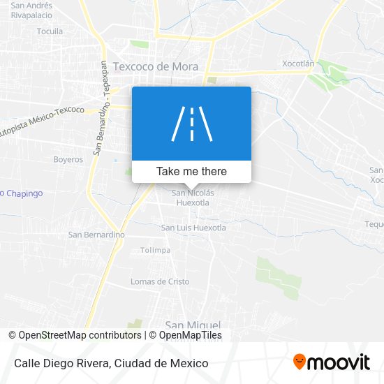 Mapa de Calle Diego Rivera