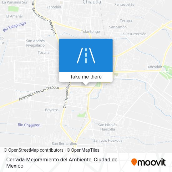 Mapa de Cerrada Mejoramiento del Ambiente