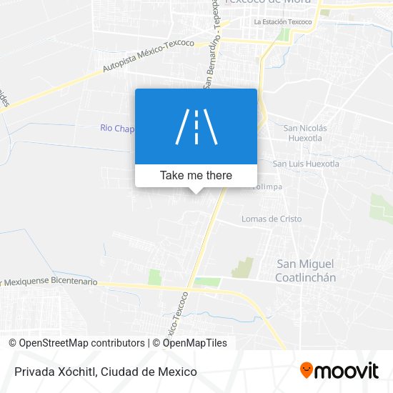 Privada Xóchitl map