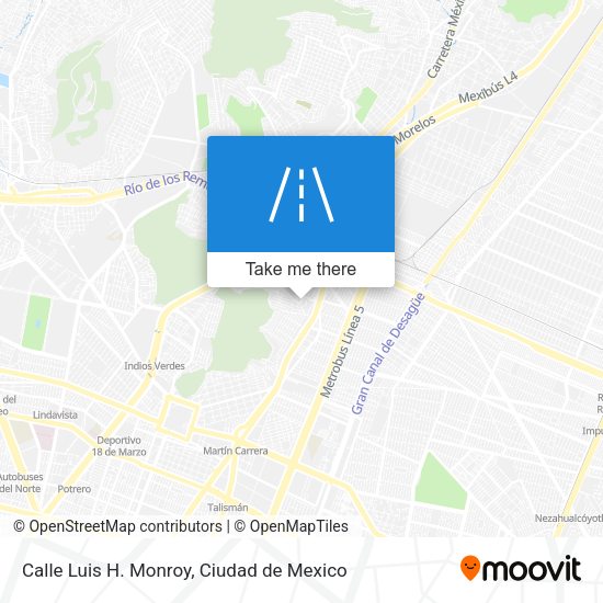 Calle Luis H. Monroy map
