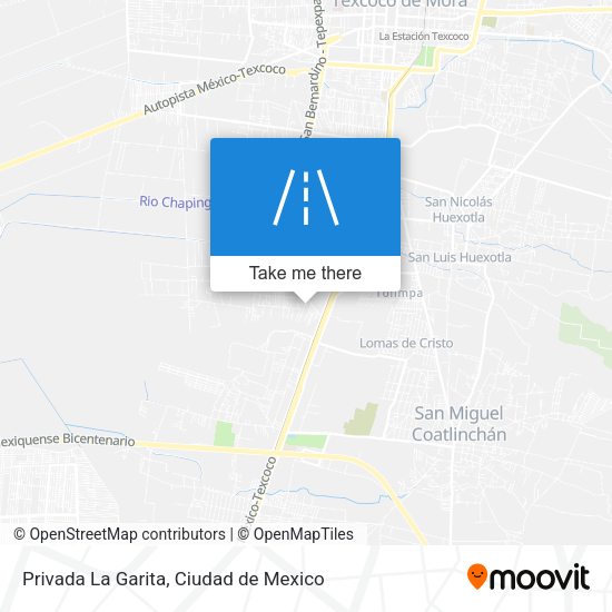 Privada La Garita map