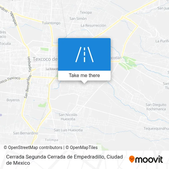 Cerrada Segunda Cerrada de Empedradillo map