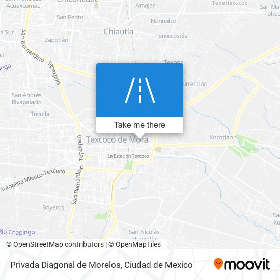 Privada Diagonal de Morelos map