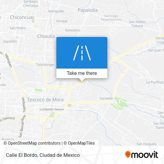 Calle El Bordo map
