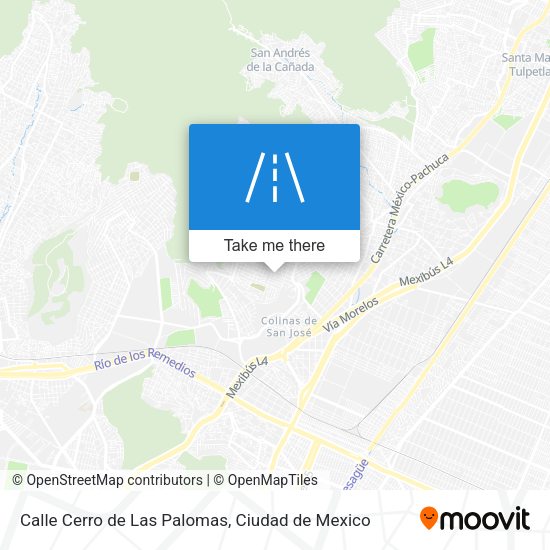 Calle Cerro de Las Palomas map