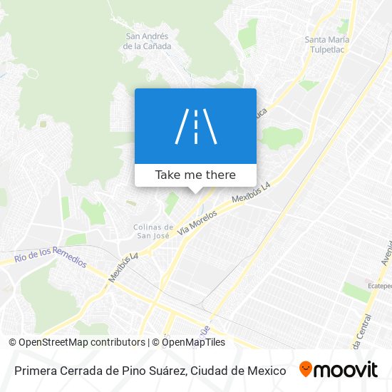 Primera Cerrada de Pino Suárez map