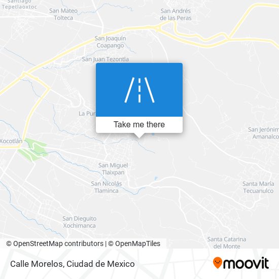 Calle Morelos map