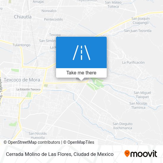 Cerrada Molino de Las Flores map