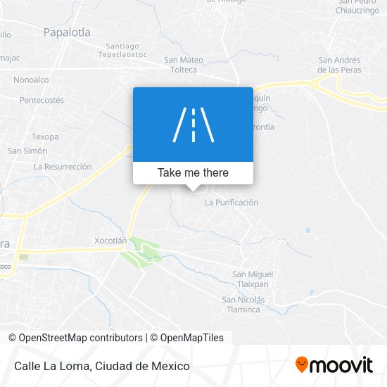 Mapa de Calle La Loma