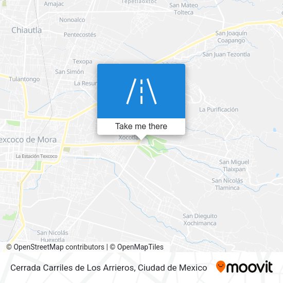 Cerrada Carriles de Los Arrieros map