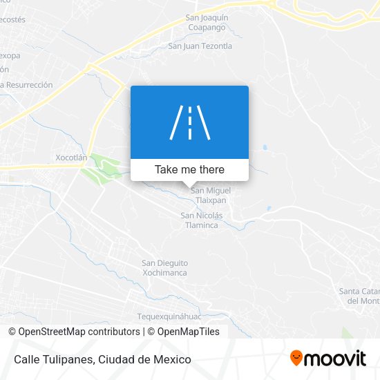 Calle Tulipanes map