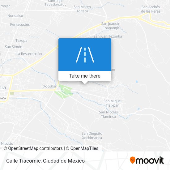 Mapa de Calle Tiacomic