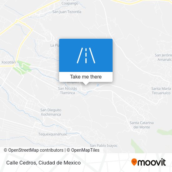 Mapa de Calle Cedros